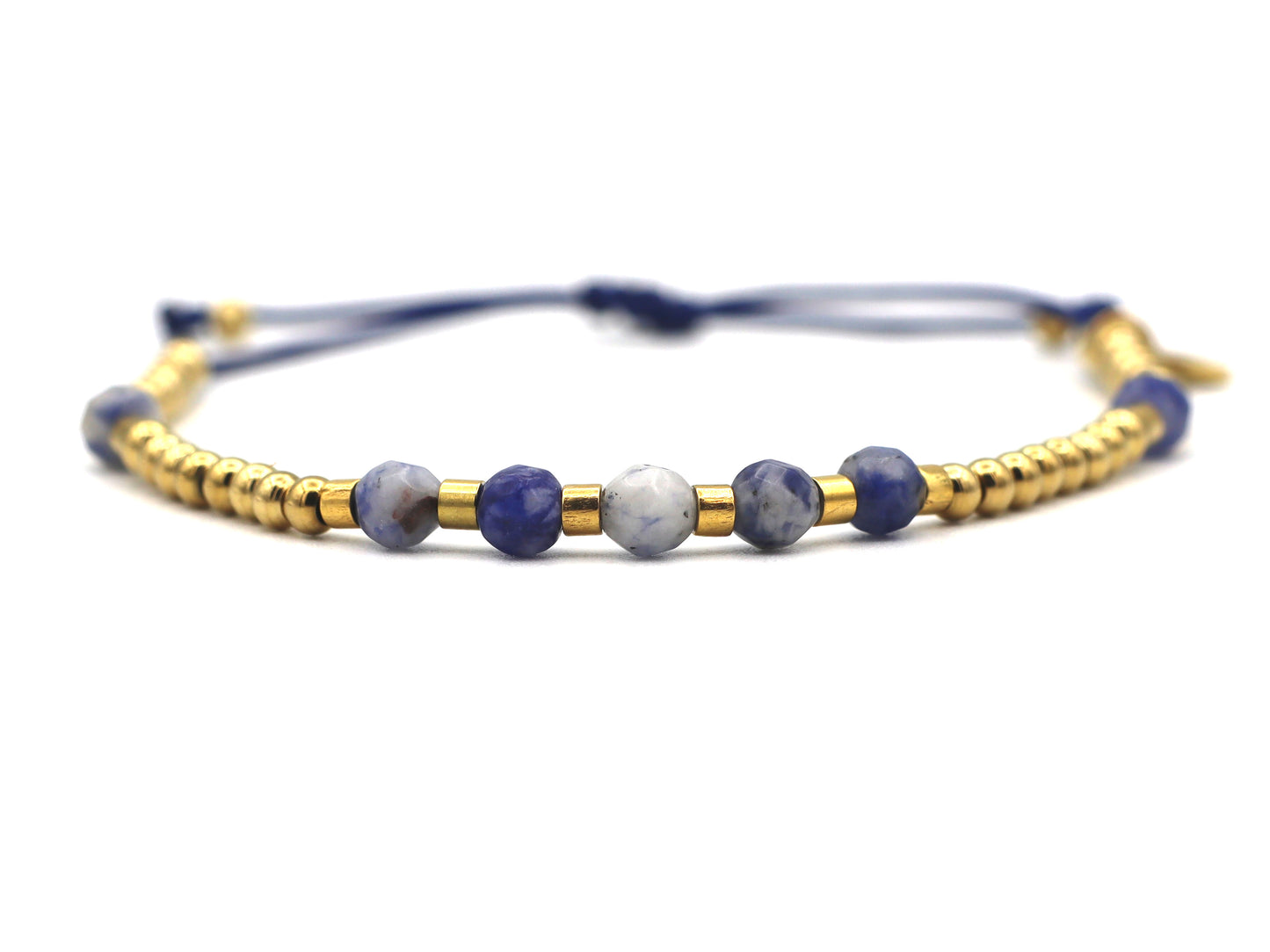 Armband Shi Lima sodaliet en roestvrij staal