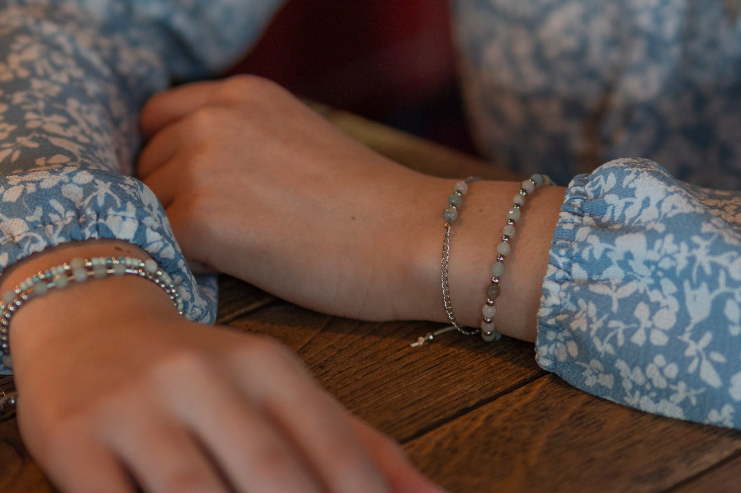 Armband rock, sterrenbeeld, jasseron zilver en goud