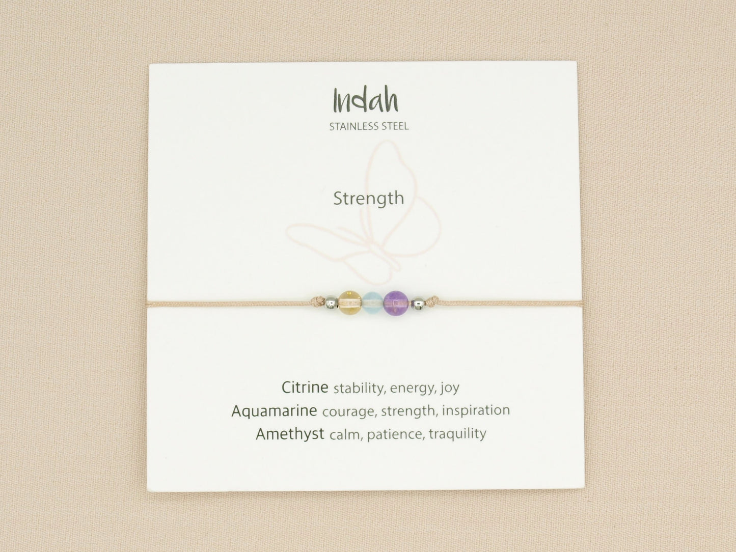 Bracelet rock, strength, silver and gold