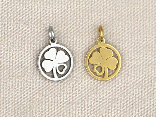 Collect beautiful moments, clover pendant