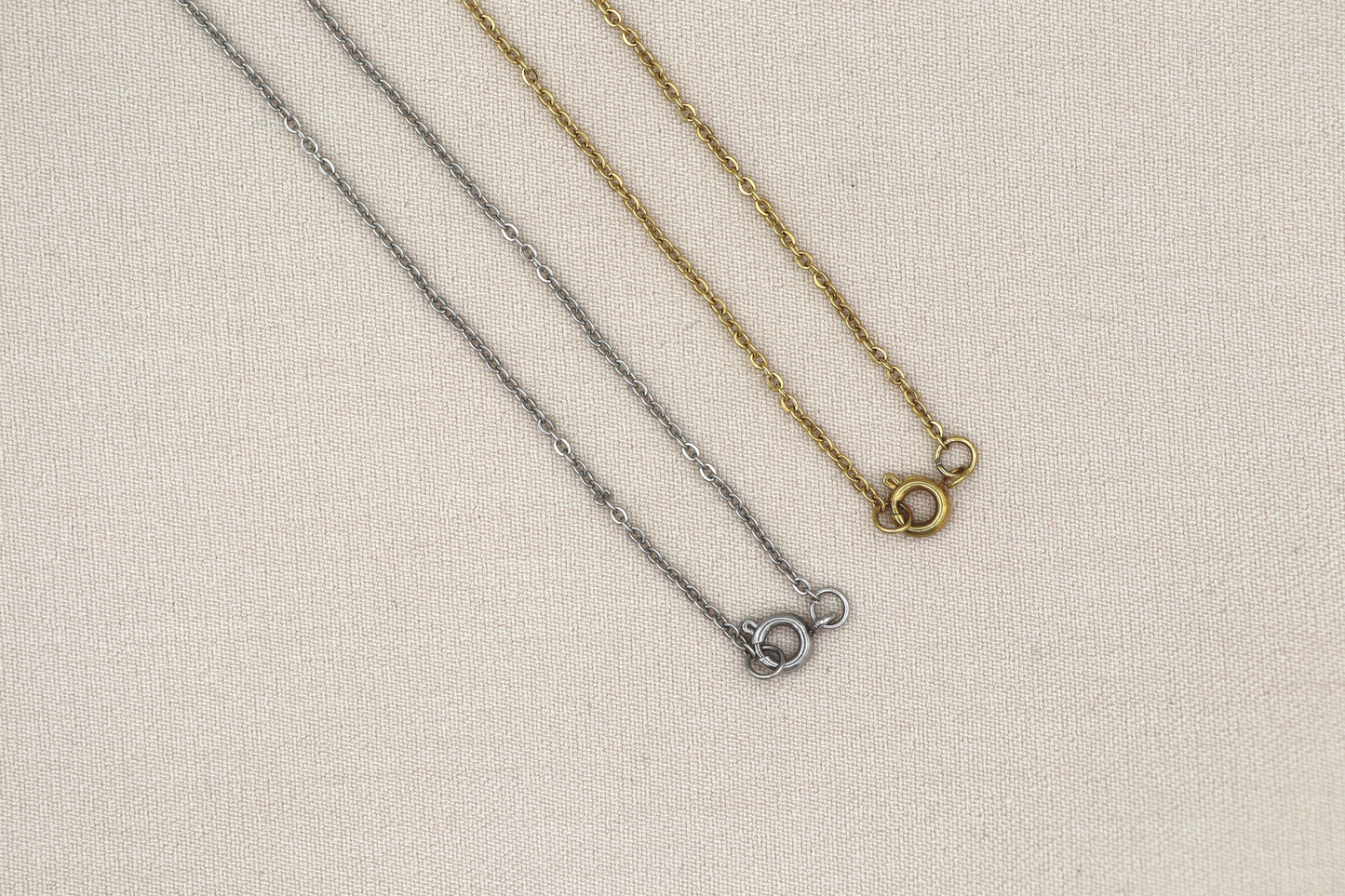 Collect beautiful moments, basic necklace small front closure