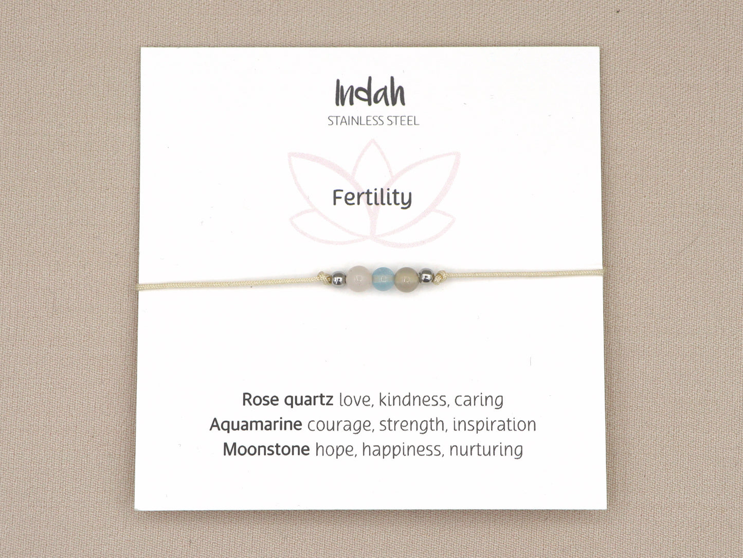Bracelet rock, fertility, silver and gold