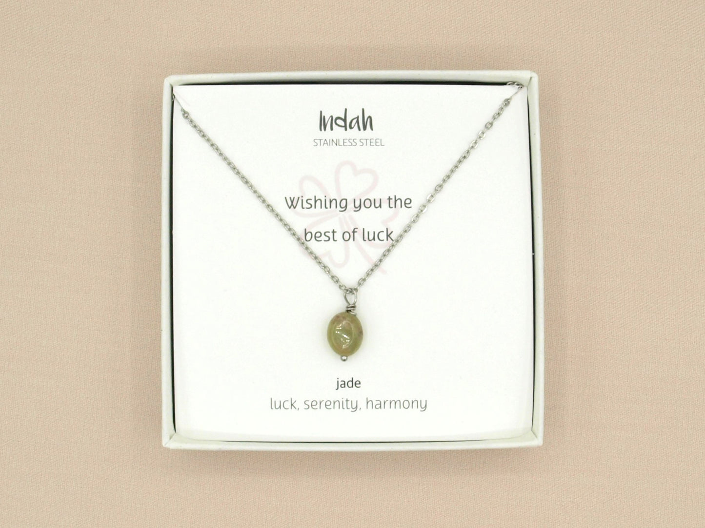 Ketting rock jade, zilver en goud roestvrij staal