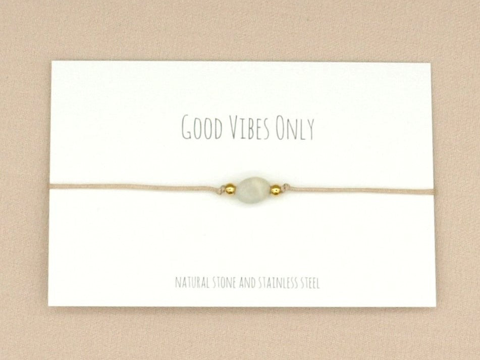 Armband ovaal marmer goud, zilver RVS