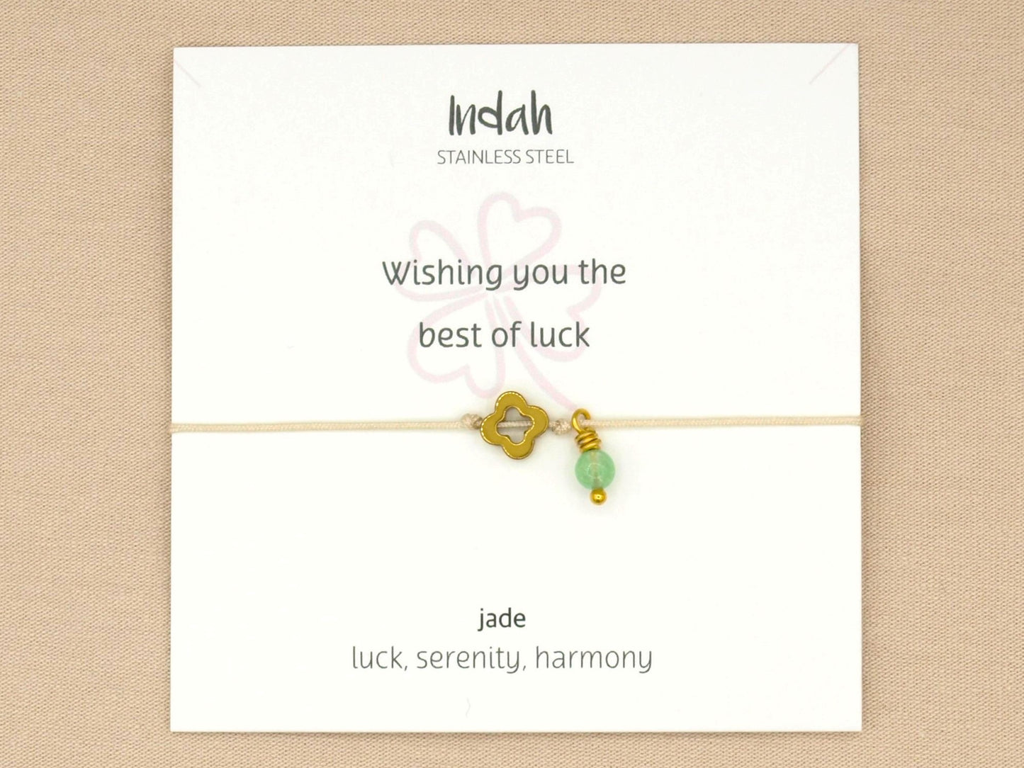 Bracelet rock, jade, silver and gold