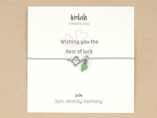 Bracelet rock, jade, silver and gold
