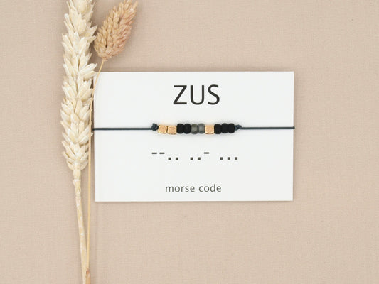 Morse code bracelet zus